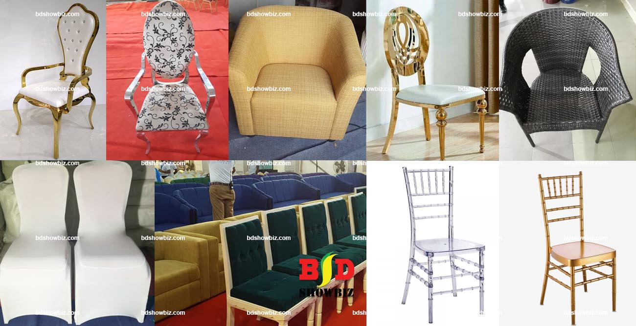 Exclusive chair sofa and event logistics rental service provider in Dhaka, Bangladesh